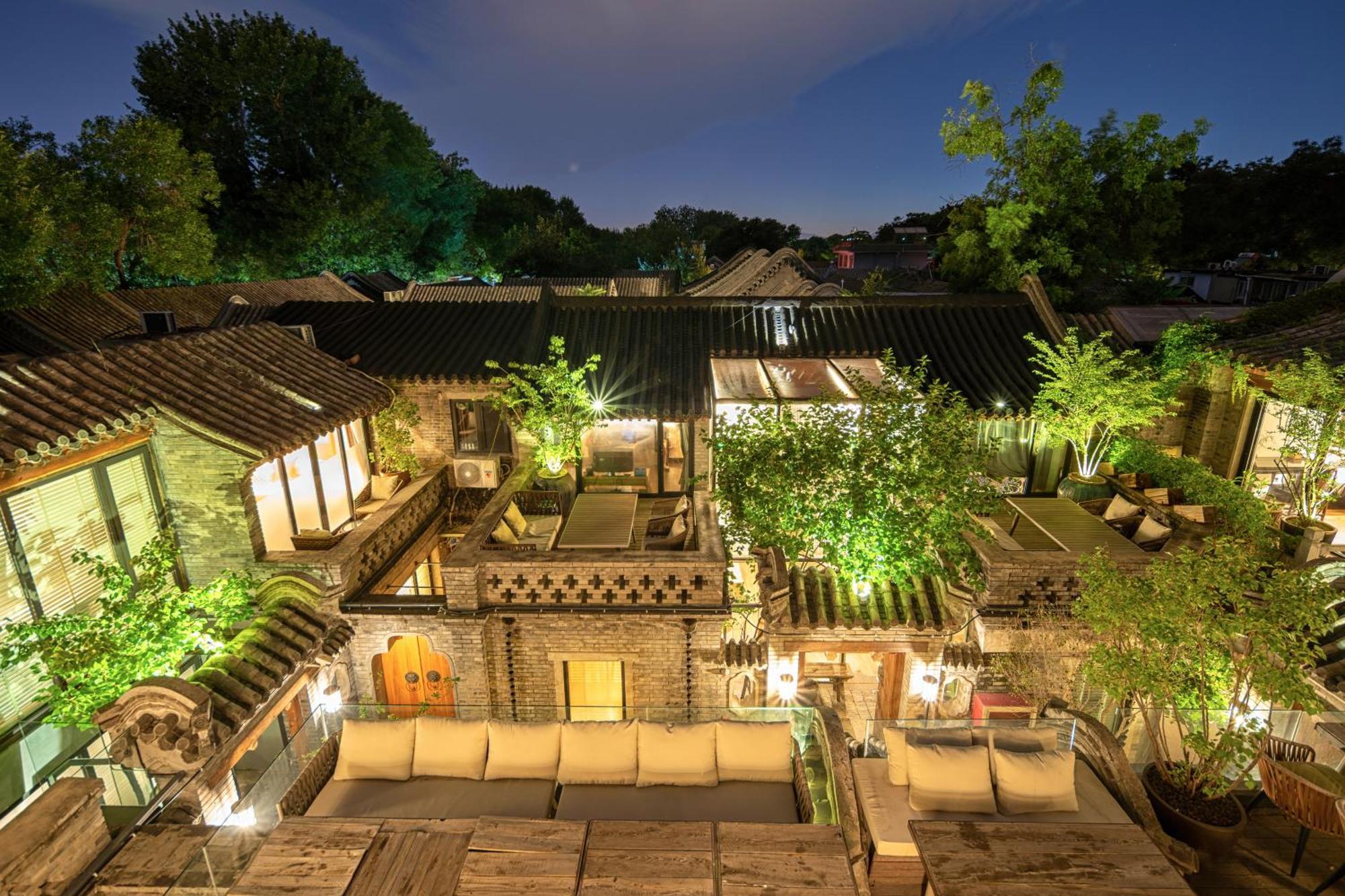 Beijing Le Zai Nan Luo Gu Xiang Wang Fu Jing Forbidden City Courtyard Hotel&Free Laundry Service&Free Coffee &Paid Dumpling Experience Service Exterior foto